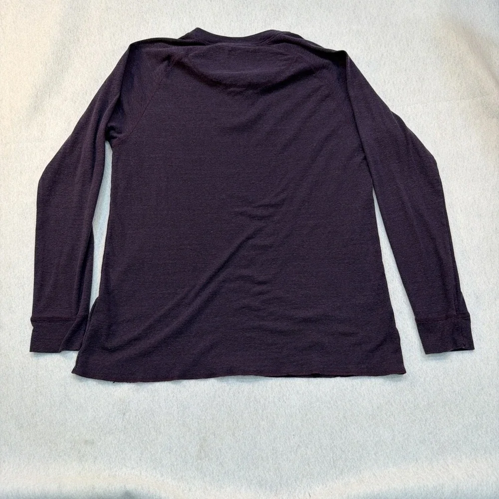 The North Face Mens XL California Heritage Purple LS Henley Shirt Button